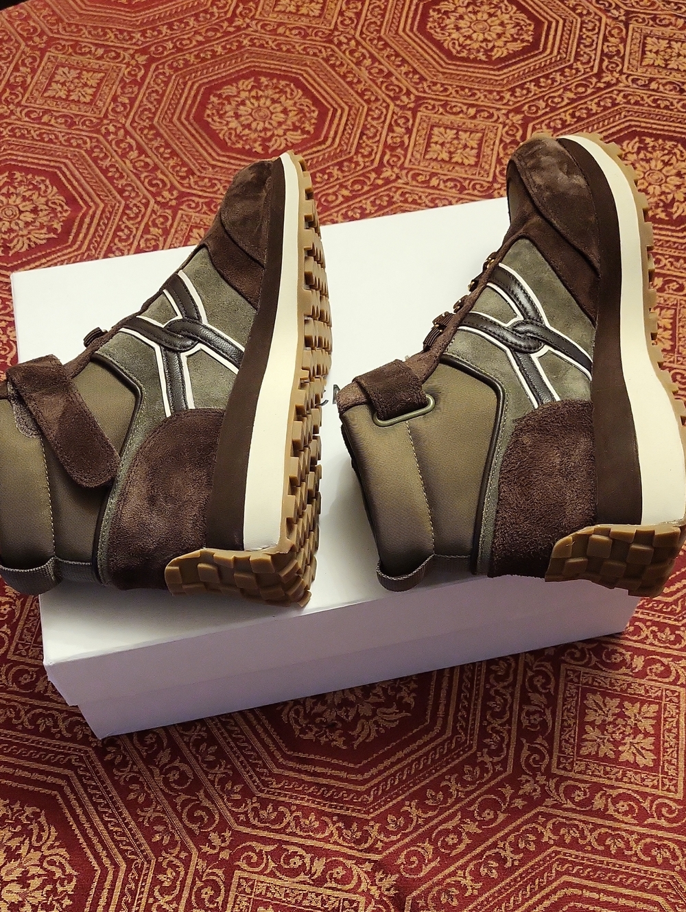 Veronica Beard Valentina Hiking Shoes,Cypress Espresso - Picture 6 of 9